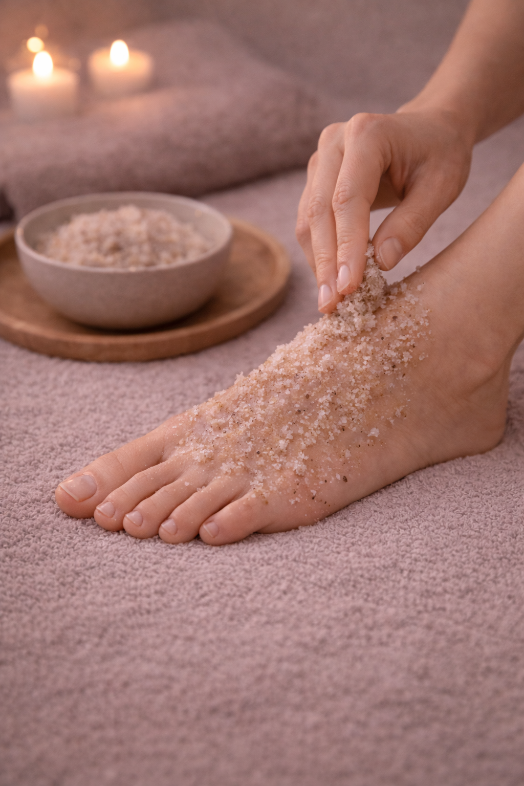 Peelingový rituál nohou & IR teplo